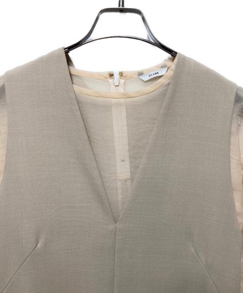 CLANE（クラネ）CLANE (クラネ) 3WAY DOUBLE FACE ONE PIECE ベージュの古着・服飾アイテム