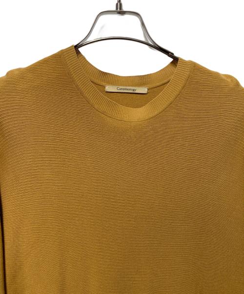 Curensology（カレンソロジー）Curensology (カレンソロジー) ワイドギャザーワンピース マスタード サイズ:freeの古着・服飾アイテム