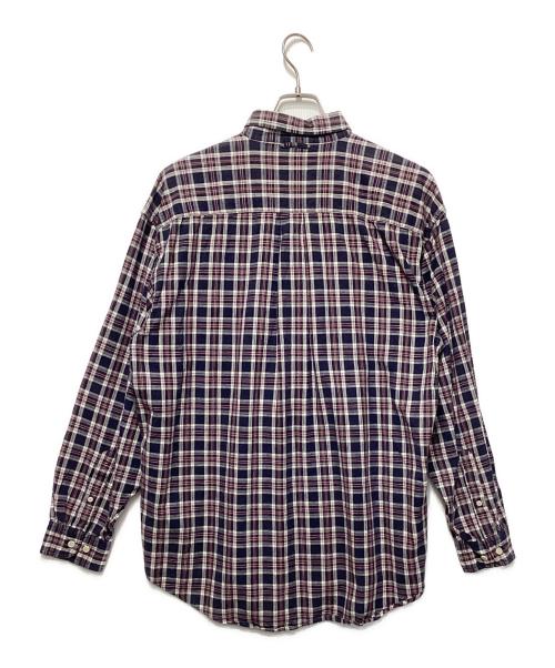 ARROW（アロー）ARROW (アロー) チェックシャツ ネイビー×レッド サイズ:Lの古着・服飾アイテム