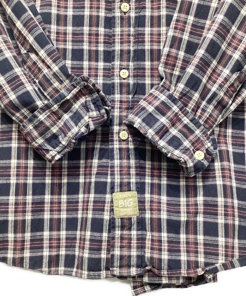 ARROW（アロー）ARROW (アロー) チェックシャツ ネイビー×レッド サイズ:Lの古着・服飾アイテム