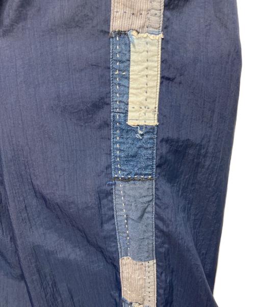KUON（クオン）KUON (クオン) SALT SHRUNK NYLON TRACK PANTS BORO ネイビー サイズ:Sの古着・服飾アイテム