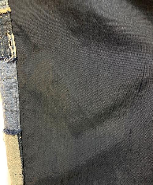 KUON（クオン）KUON (クオン) SALT SHRUNK NYLON TRACK PANTS BORO ネイビー サイズ:Sの古着・服飾アイテム