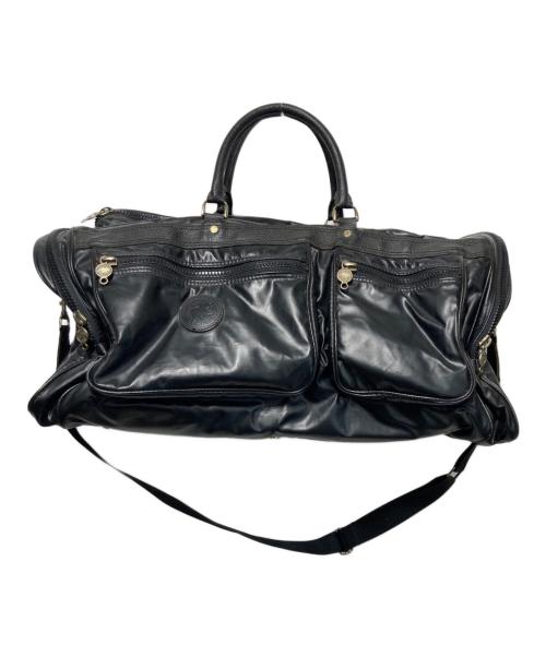 HUNTING WORLD（ハンティングワールド）HUNTING WORLD (ハンティングワールド) 2WAYボストンバッグ ブラックの古着・服飾アイテム