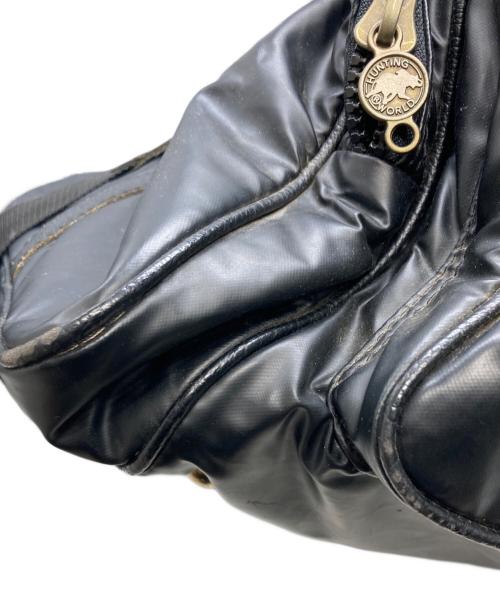 HUNTING WORLD（ハンティングワールド）HUNTING WORLD (ハンティングワールド) 2WAYボストンバッグ ブラックの古着・服飾アイテム