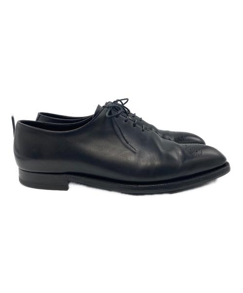 Crockett & Jones（クロケット＆ジョーンズ）Crockett & Jones (クロケット＆ジョーンズ) メダリオントゥ ホールカット シューズ ブラック サイズ:7　2/1の古着・服飾アイテム