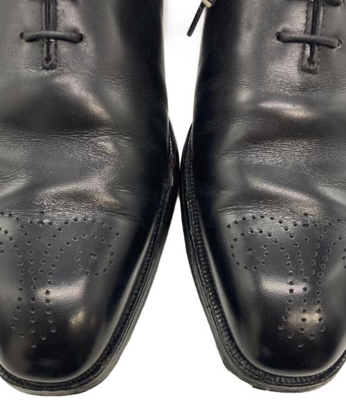 Crockett & Jones（クロケット＆ジョーンズ）Crockett & Jones (クロケット＆ジョーンズ) メダリオントゥ ホールカット シューズ ブラック サイズ:7　2/1の古着・服飾アイテム