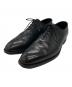 Crockett & Jones（クロケット＆ジョーンズ）の古着「メダリオントゥ ホールカット シューズ」｜ブラック