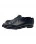 Crockett & Jones (クロケット＆ジョーンズ) メダリオントゥ ホールカット シューズ ブラック サイズ:7　2/1：30000円