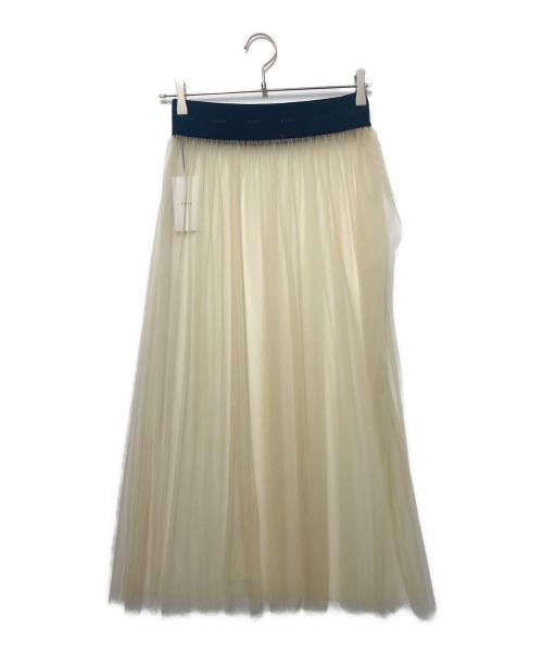 HYKE（ハイク）HYKE (ハイク) チュールスカート ベージュ サイズ:1の古着・服飾アイテム