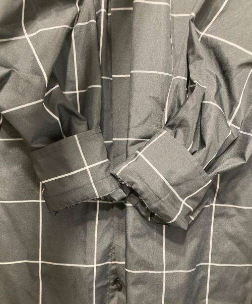 HYKE（ハイク）HYKE (ハイク) PLAID GATHER DRESS ブラック サイズ:1の古着・服飾アイテム