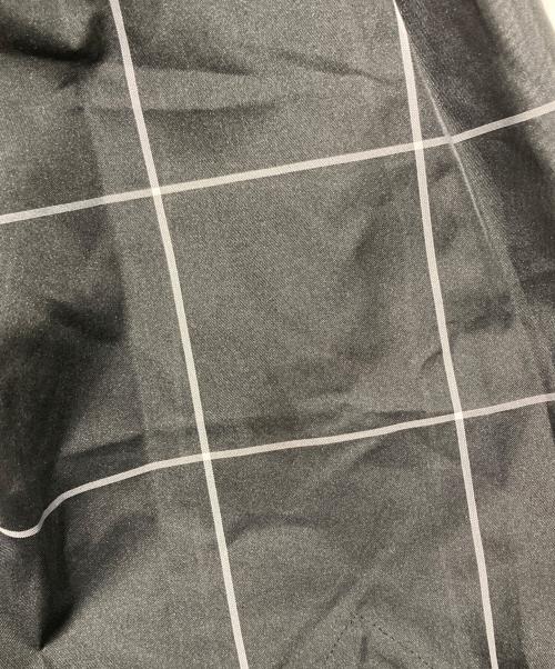 HYKE（ハイク）HYKE (ハイク) PLAID GATHER DRESS ブラック サイズ:1の古着・服飾アイテム