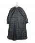 HYKE（ハイク）の古着「PLAID GATHER DRESS」｜ブラック