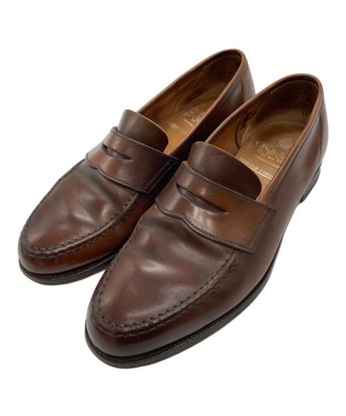 Crockett & Jones（クロケット＆ジョーンズ）Crockett & Jones (クロケット＆ジョーンズ) ローファー ベージュ サイズ:6　1/2の古着・服飾アイテム