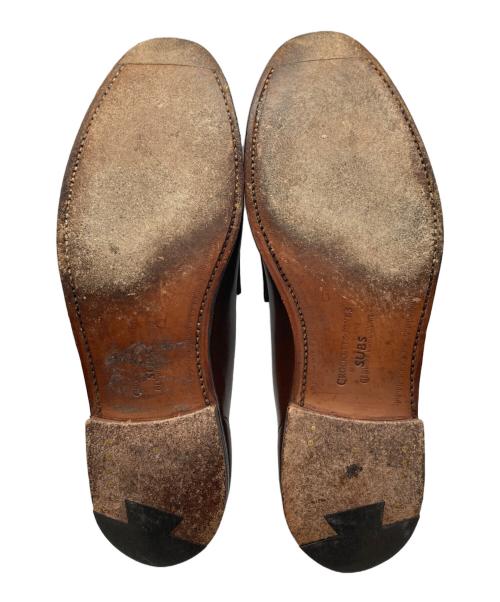 Crockett & Jones（クロケット＆ジョーンズ）Crockett & Jones (クロケット＆ジョーンズ) ローファー ベージュ サイズ:6　1/2の古着・服飾アイテム