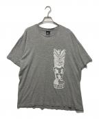 stussyステューシー）の古着「JUJUプリントTシャツ」｜グレー