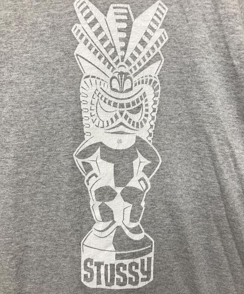 stussy（ステューシー）stussy (ステューシー) JUJUプリントTシャツ グレー サイズ:XLの古着・服飾アイテム
