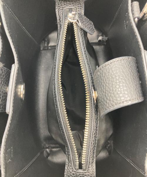 EMPORIO ARMANI（エンポリオアルマーニ）EMPORIO ARMANI (エンポリオアルマーニ) 2WAYバッグ ブラックの古着・服飾アイテム