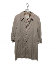 Aquascutum（アクアスキュータム）の古着「70sステンカラーコート」｜ベージュ