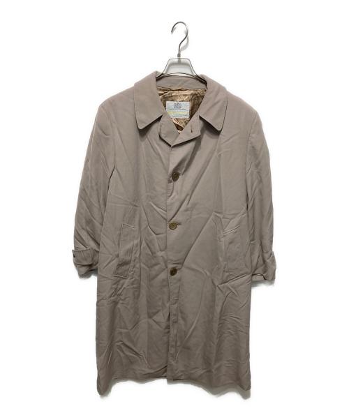 Aquascutum（アクアスキュータム）Aquascutum (アクアスキュータム) 70sステンカラーコート ベージュ サイズ:不明の古着・服飾アイテム