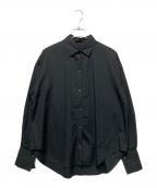 allurevilleアルアバイル）の古着「コットンデザインスリーブブラウス」｜ブラック