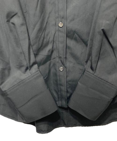 allureville（アルアバイル）allureville (アルアバイル) コットンデザインスリーブブラウス ブラック サイズ:2の古着・服飾アイテム