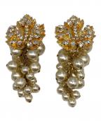 Christian Diorクリスチャン ディオール）の古着「ブドウモチーフ ヴィンテージイヤリング」｜ゴールド