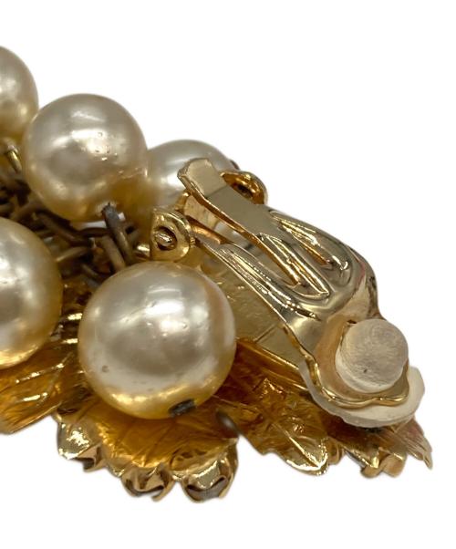 Christian Dior（クリスチャン ディオール）Christian Dior (クリスチャン ディオール) ブドウモチーフ ヴィンテージイヤリング ゴールドの古着・服飾アイテム