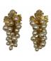 Christian Dior (クリスチャン ディオール) ブドウモチーフ ヴィンテージイヤリング ゴールド：7000円
