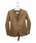BEIGE (ベイジ) ノーカラージャケット ベージュ サイズ:2：7000円