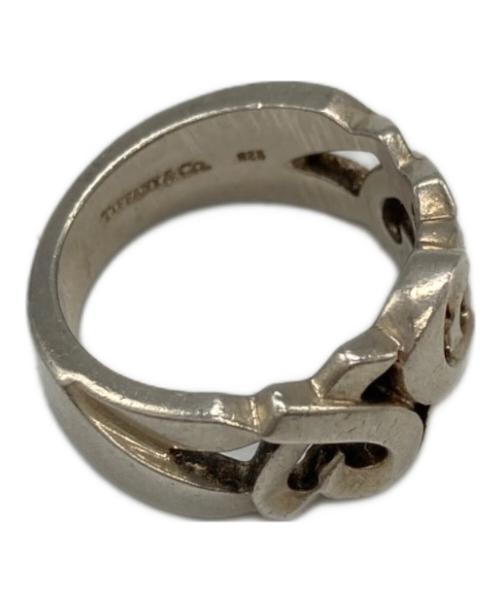 TIFFANY & Co.（ティファニー アンド コー）TIFFANY & Co. (ティファニー) トリプルラビングハートリング シルバー サイズ:9号の古着・服飾アイテム