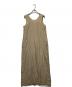 SALON adam et rope' (サロンアダムエロペ) GENTLE SILKノースリーブワンピース ベージュ サイズ:F：9000円