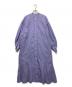ne quittez pas（ヌキテパ）の古着「Cotton Voile Full Embroidery Shirts Dress」｜パープル