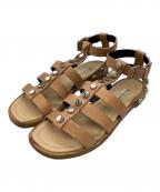 BALENCIAGAバレンシアガ）の古着「グラディエーター スタッズサンダル」｜ベージュ