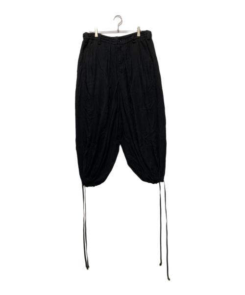 s'yte（サイト）s'yte (サイト) Cotton Twill Washer Hakama Balloon Pants ブラック サイズ:3の古着・服飾アイテム