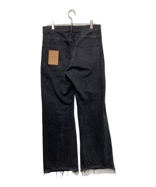 SOSHIOTSUKI（ソウシ オオツキ）SOSHIOTSUKI (ソウシ オオツキ) Crashed Denim Pants ブラック サイズ:46の古着・服飾アイテム