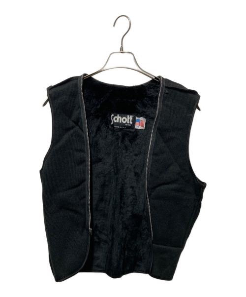 Schott（ショット）Schott (ショット) ライナー付きシングルライダースジャケット ブラック サイズ:34の古着・服飾アイテム