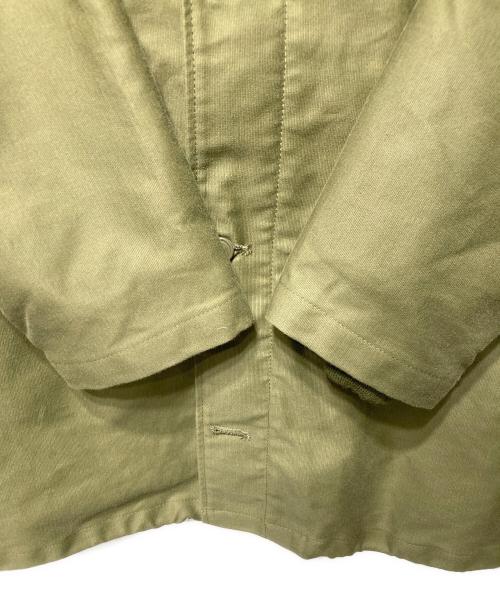 HOUSTON（ヒューストン）HOUSTON (ヒューストン) ITALIAN DECK JACKET カーキ サイズ:42Rの古着・服飾アイテム