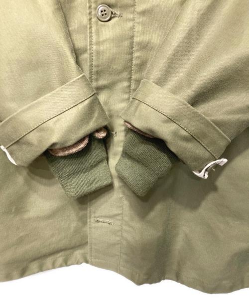 HOUSTON（ヒューストン）HOUSTON (ヒューストン) ITALIAN DECK JACKET カーキ サイズ:42Rの古着・服飾アイテム