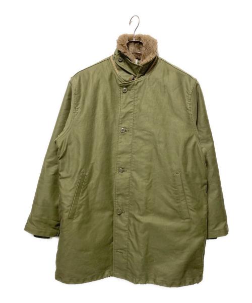 HOUSTON（ヒューストン）HOUSTON (ヒューストン) ITALIAN DECK JACKET カーキ サイズ:42Rの古着・服飾アイテム