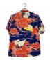Sun Surf (サンサーフ) 鶴レーヨンアロハシャツ ネイビー サイズ:M：12000円
