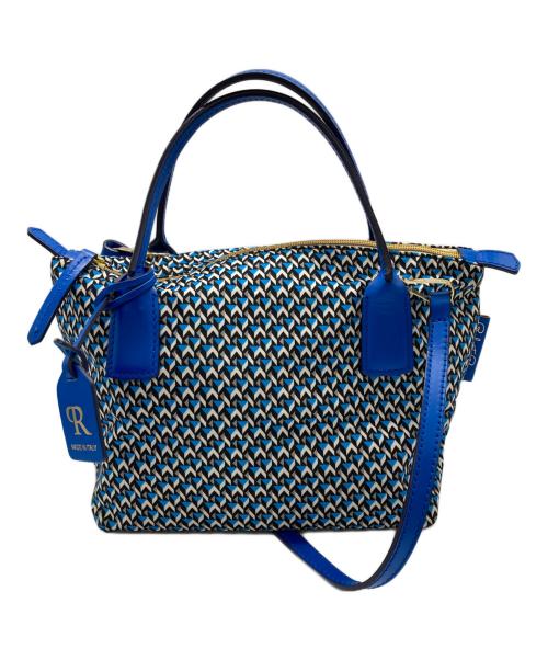 ROBERTA PIERI（ロベルタピエリ）ROBERTA PIERI (ロベルタピエリ) 2WAYショルダーバッグ ブルーの古着・服飾アイテム