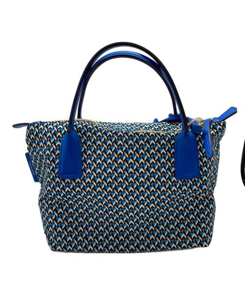 ROBERTA PIERI（ロベルタピエリ）ROBERTA PIERI (ロベルタピエリ) 2WAYショルダーバッグ ブルーの古着・服飾アイテム