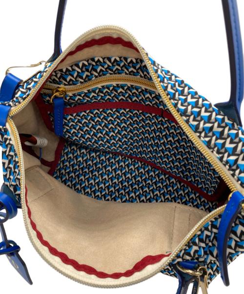 ROBERTA PIERI（ロベルタピエリ）ROBERTA PIERI (ロベルタピエリ) 2WAYショルダーバッグ ブルーの古着・服飾アイテム