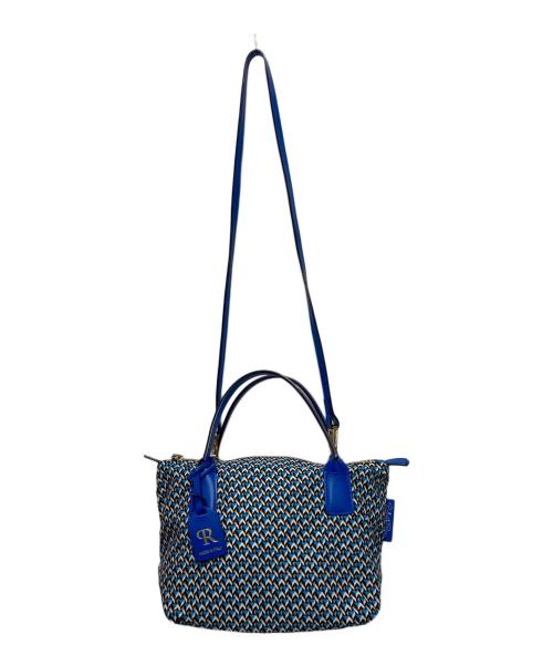 ROBERTA PIERI（ロベルタピエリ）ROBERTA PIERI (ロベルタピエリ) 2WAYショルダーバッグ ブルーの古着・服飾アイテム