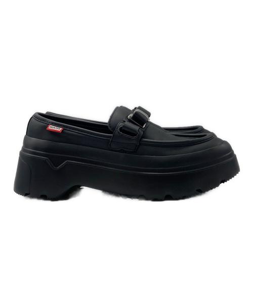 HUNTER（ハンター）HUNTER (ハンター) レインリボンローファー ブラック サイズ:23の古着・服飾アイテム