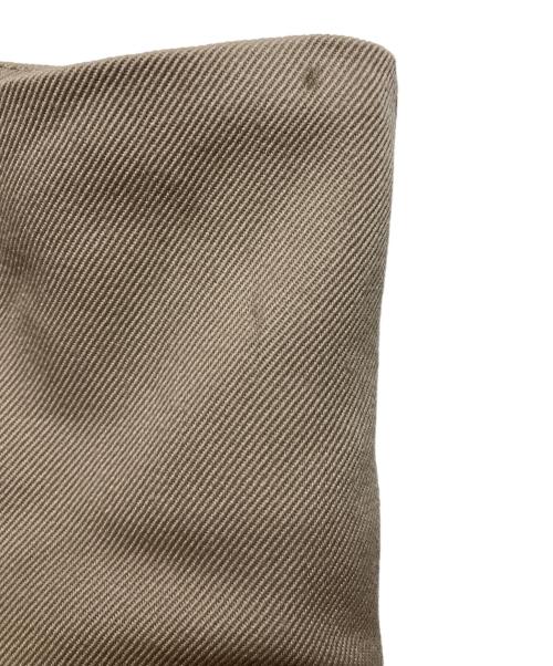 SATORU SASAKI（サトル ササキ）SATORU SASAKI (サトル ササキ) HIGH-WAIST WIDE PANTS ベージュ サイズ:1の古着・服飾アイテム