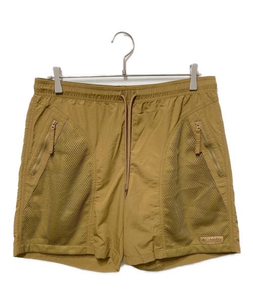 Columbia（コロンビア）Columbia (コロンビア) BEAMS (ビームス) 別注ナイロンメッシュハーフパンツ コヨーテ サイズ:Ｍの古着・服飾アイテム