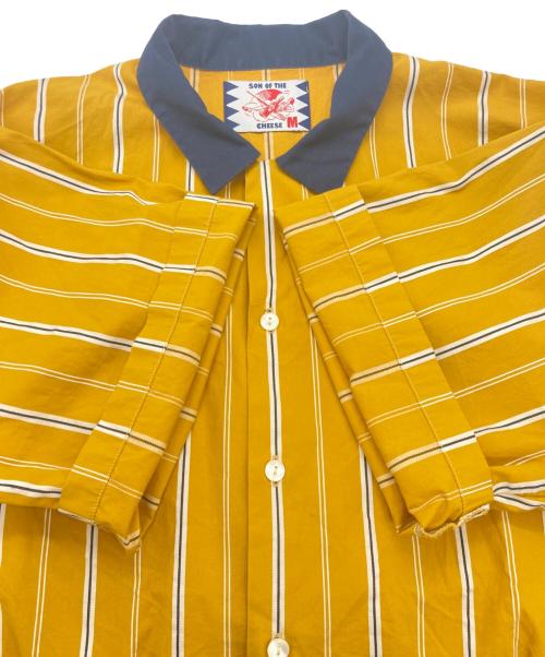 son of the cheese（（サノバチーズ））son of the cheese (（サノバチーズ）) オープンカラーシャツ イエロー サイズ:Mの古着・服飾アイテム