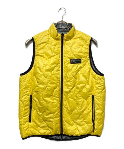 WILD THINGS（ワイルドシングス）WILD THINGS (ワイルドシングス) REVERSIBLE BELAY VEST イエロー×グレー サイズ:Ｌの古着・服飾アイテム