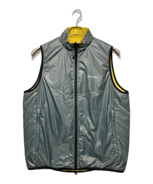 WILD THINGS（ワイルドシングス）WILD THINGS (ワイルドシングス) REVERSIBLE BELAY VEST イエロー×グレー サイズ:Ｌの古着・服飾アイテム